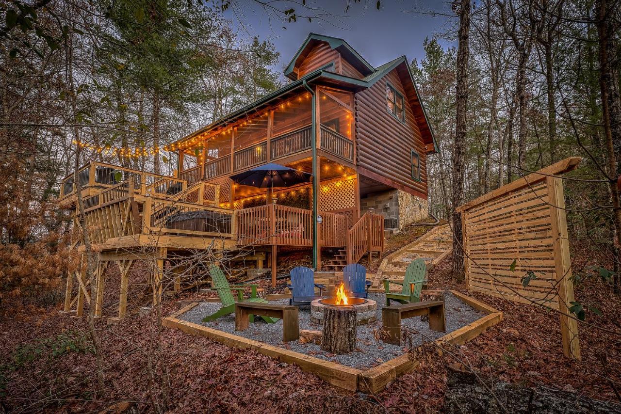 Golden Eagle Ga Cabin - Hot Tub, Firepit & Fast Wifi ブルーリッジ山脈 エクステリア 写真